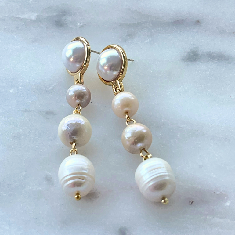 Perlen Ohrringe LITTLE CLAUDIA - Alessandra Schmidt Jewelry