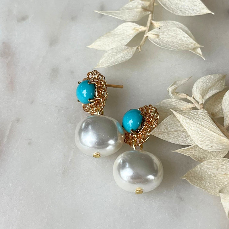 Mallorca Perlen Ohrringe VERA - Alessandra Schmidt Jewelry